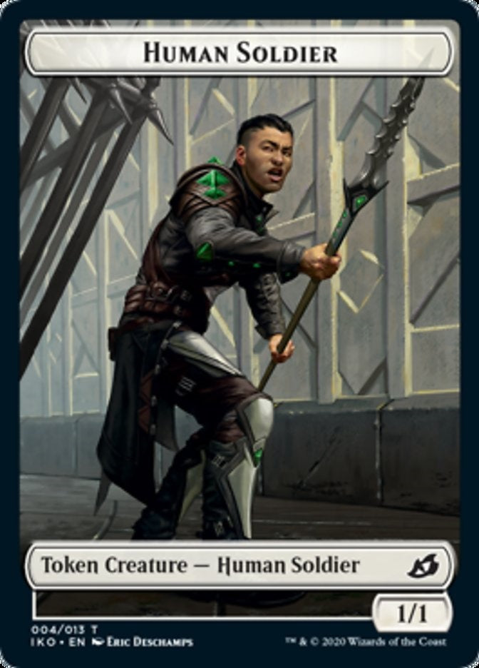 Human Soldier Token [004/012] (IKO-T)