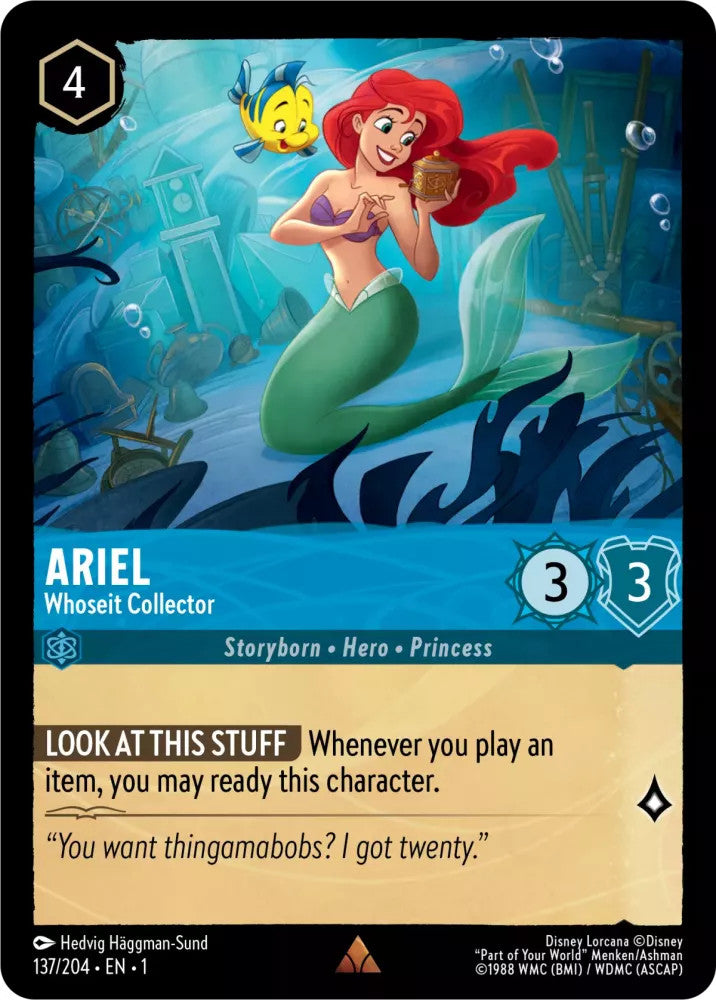 Ariel - Whoseit Collector (The First Chapter 137/204) Rare - Near Mint