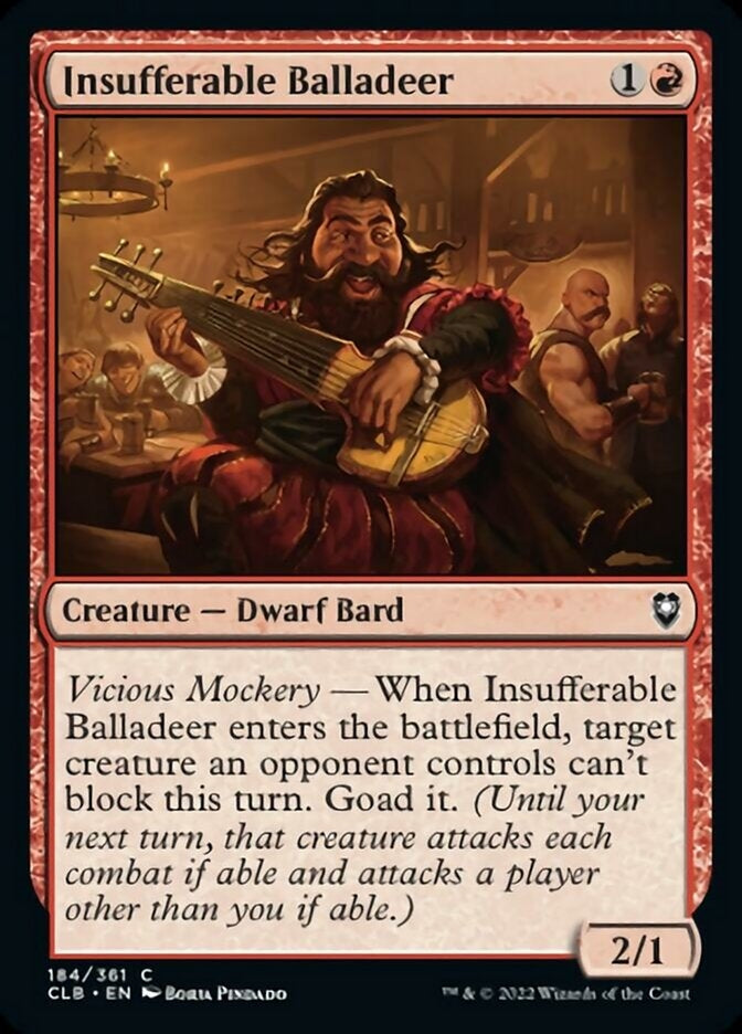 Insufferable Balladeer (CLB-C)