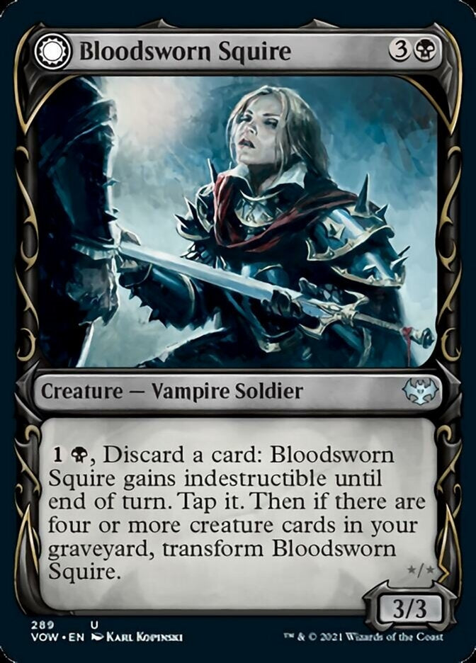 Bloodsworn Squire // Bloodsworn Knight [