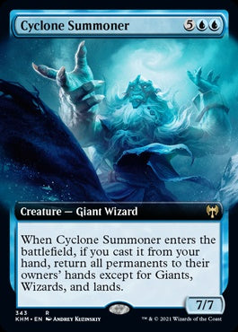 Cyclone Summoner [Extended Art #343] (KHM-R)