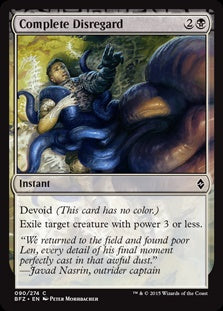 Complete Disregard (BFZ-C)