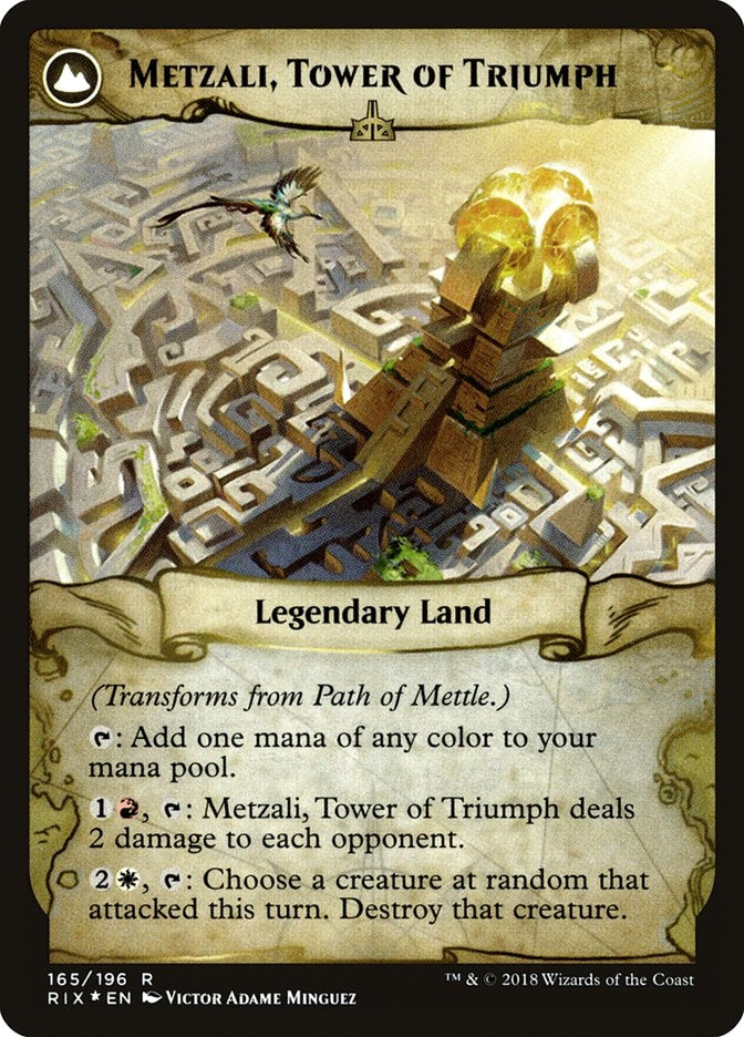 Path of Mettle // Metzali, Tower of Triumph (RIX-R-PRE)