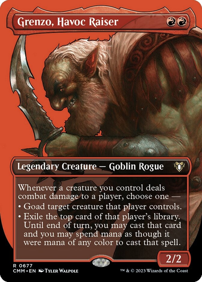 Grenzo, Havoc Raiser [#0677 Borderless Profile] (CMM-R)