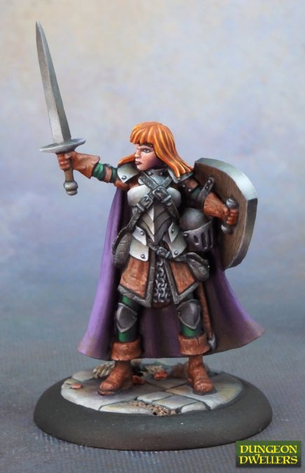 Dungeon Dwellers 07012: Caerindra Thistlemoor, Fighter (Dec)