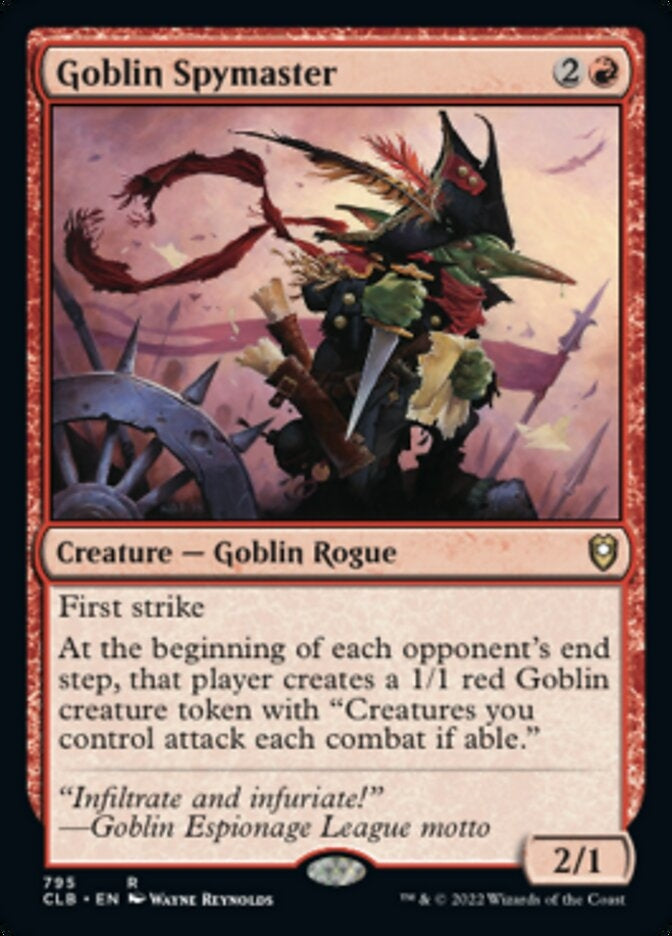 Goblin Spymaster [#795 Commander Decks] (CLB-R)