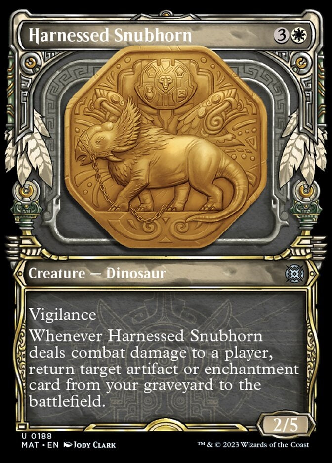 Harnessed Snubhorn [