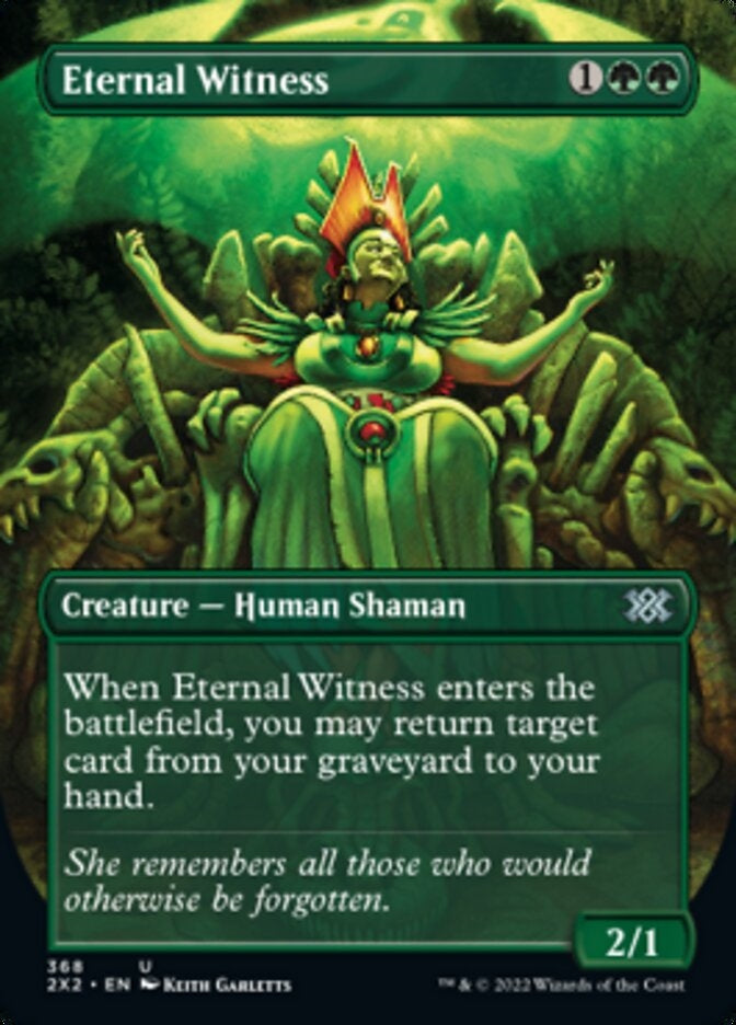Eternal Witness [#368 Alternate-Art Borderless] (2X2-U)