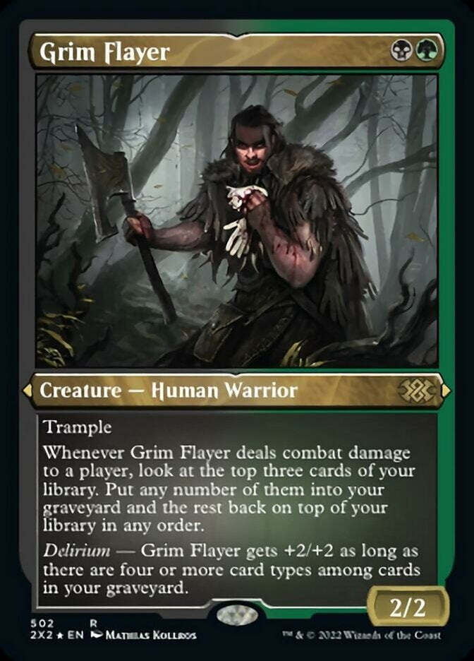 Grim Flayer [#502 Etched Foil] (2X2-R)