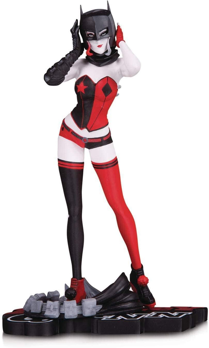 HARLEY QUINN RED WHITE & BLACK STATUE BY JOHN TIMMS