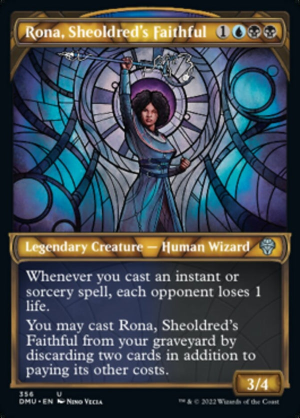 Rona, Sheoldred's Faithful [#356 Textured FOIL] (DMU-U)