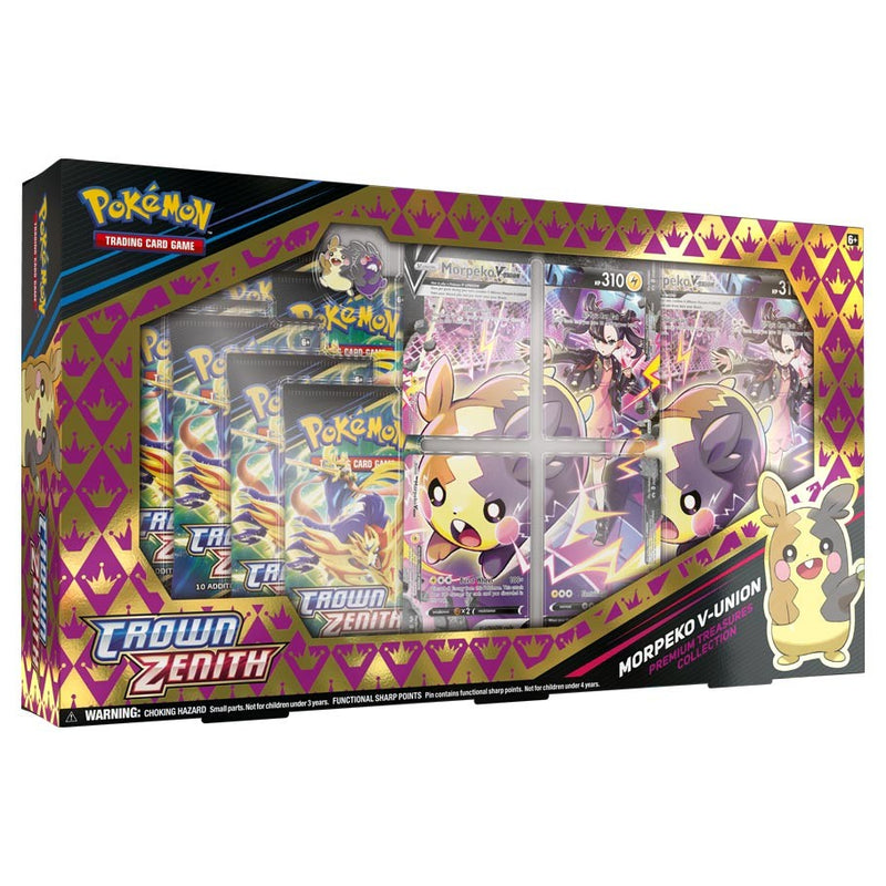 Pokemon TCG: Crown Zenith - Premium Treasures Collection: Morpeko V-Union