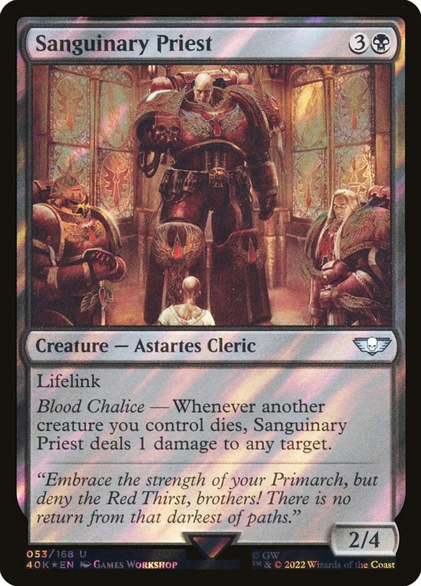 Sanguinary Priest [#053 Surge Foil] (40K-U-FOIL)