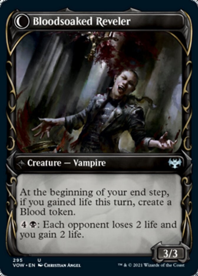 Restless Bloodseeker // Bloodsoaked Reveler [#295 Showcase] (VOW-U)