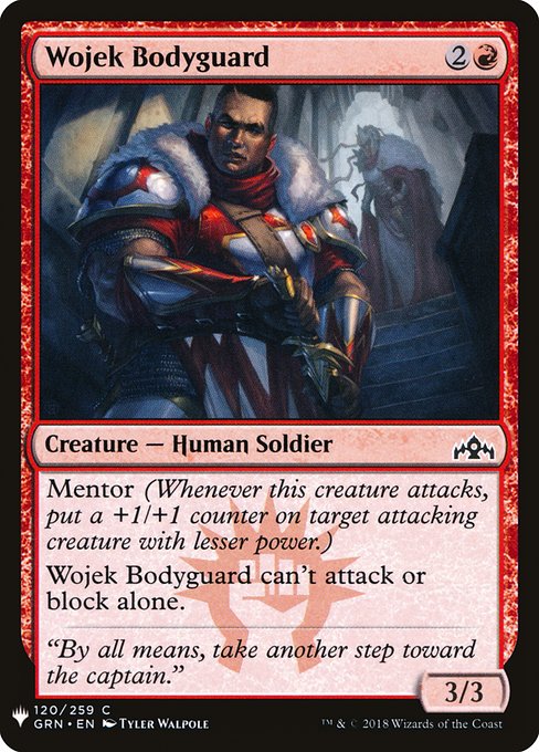 Wojek Bodyguard [Mystery Booster #1104] (GRN-C)