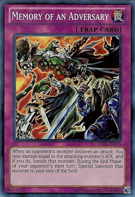 Memory of an Adversary (ABYR-EN075) Super Rare - Near Mint Unlimited