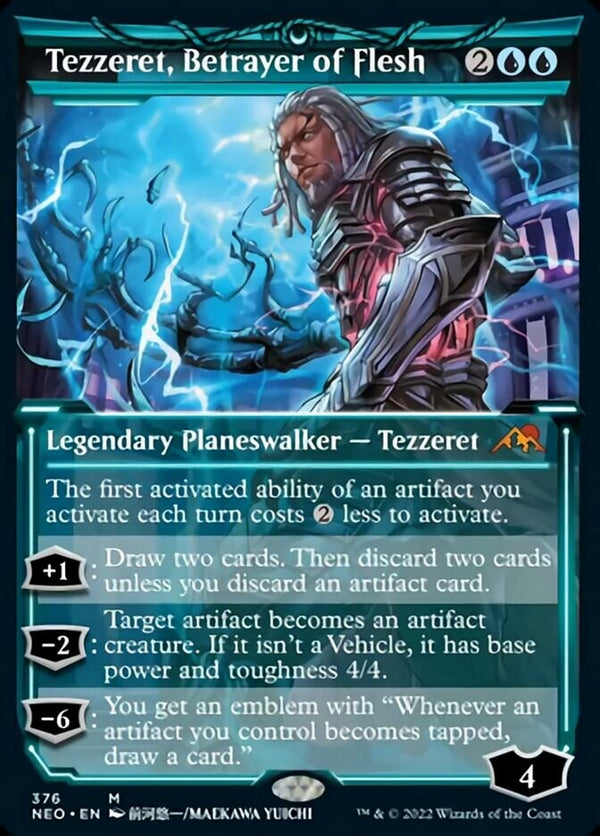 Tezzeret, Betrayer of Flesh [#376 Showcase] (NEO-M)