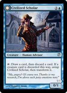 Civilized Scholar/Homicidal Brute (ISD-U)