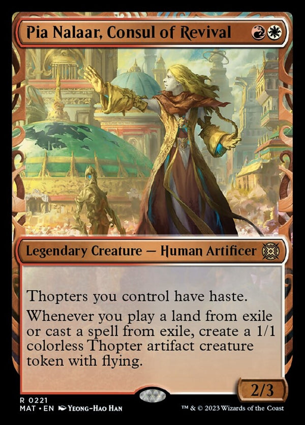 Pia Nalaar, Consul of Revival [#0221 Halo Foil] (MAT-R)