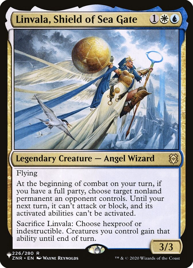 Linvala, Shield of Sea Gate (ZNR-R-LIST)