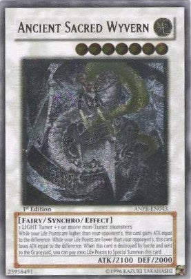 Ancient Sacred Wyvern (UTR) (ANPR-EN043) Ultimate Rare - Near Mint 1st Edition