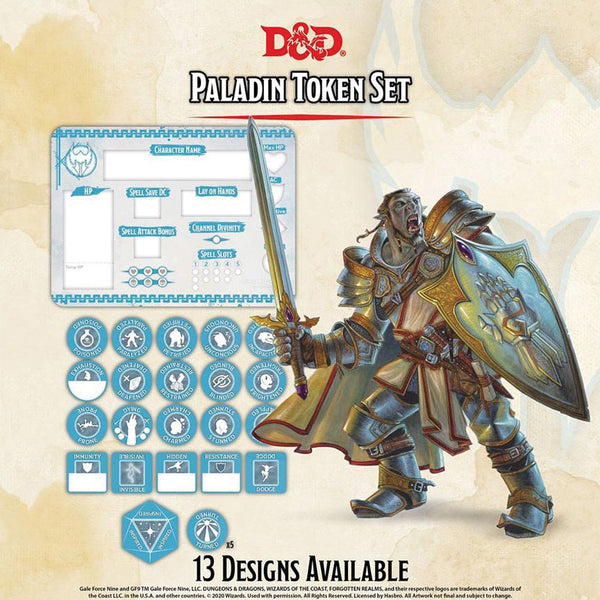 D&D 5E: Paladin Token Set