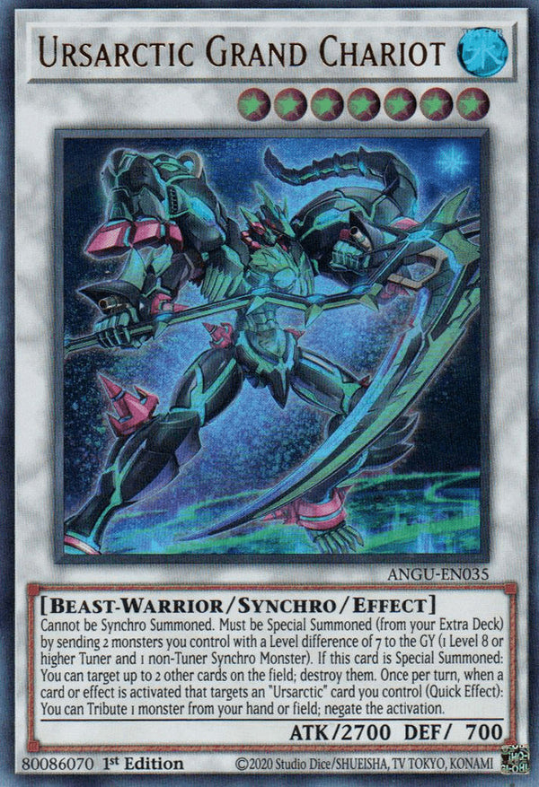 Ursarctic Grand Chariot (ANGU-EN035) Ultra Rare - Near Mint 1st Edition