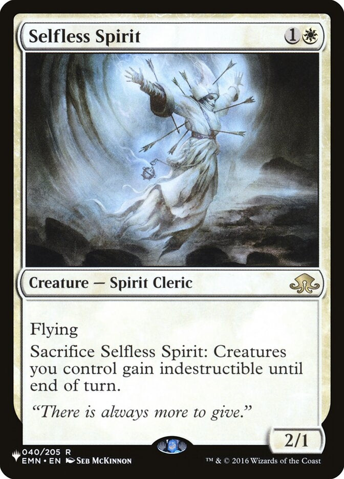 Selfless Spirit (EMN-R-LIST)