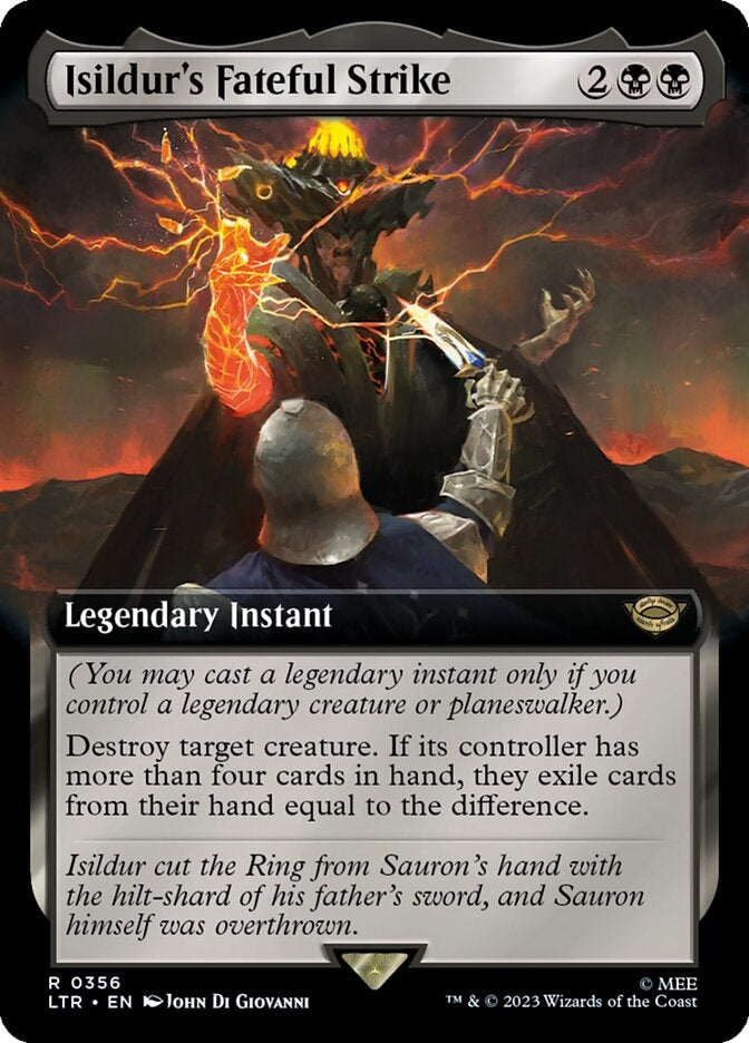 Isildur's Fateful Strike [#0356 Extended Art] (LTR-R)
