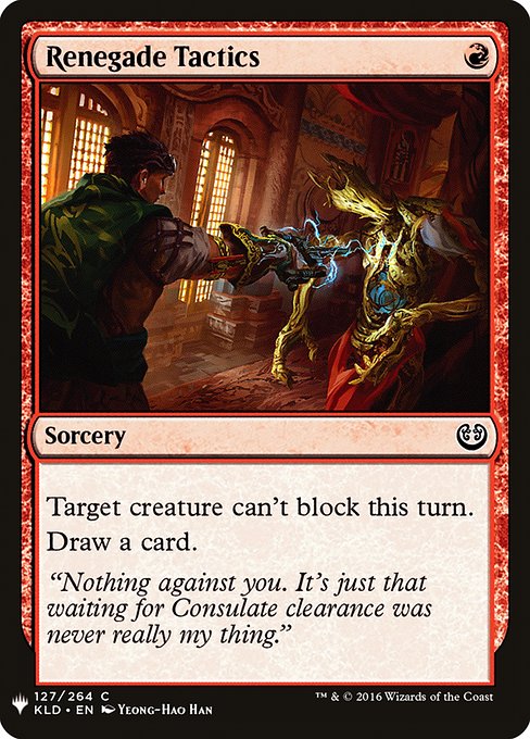 Renegade Tactics [Mystery Booster #1040] (KLD-C)