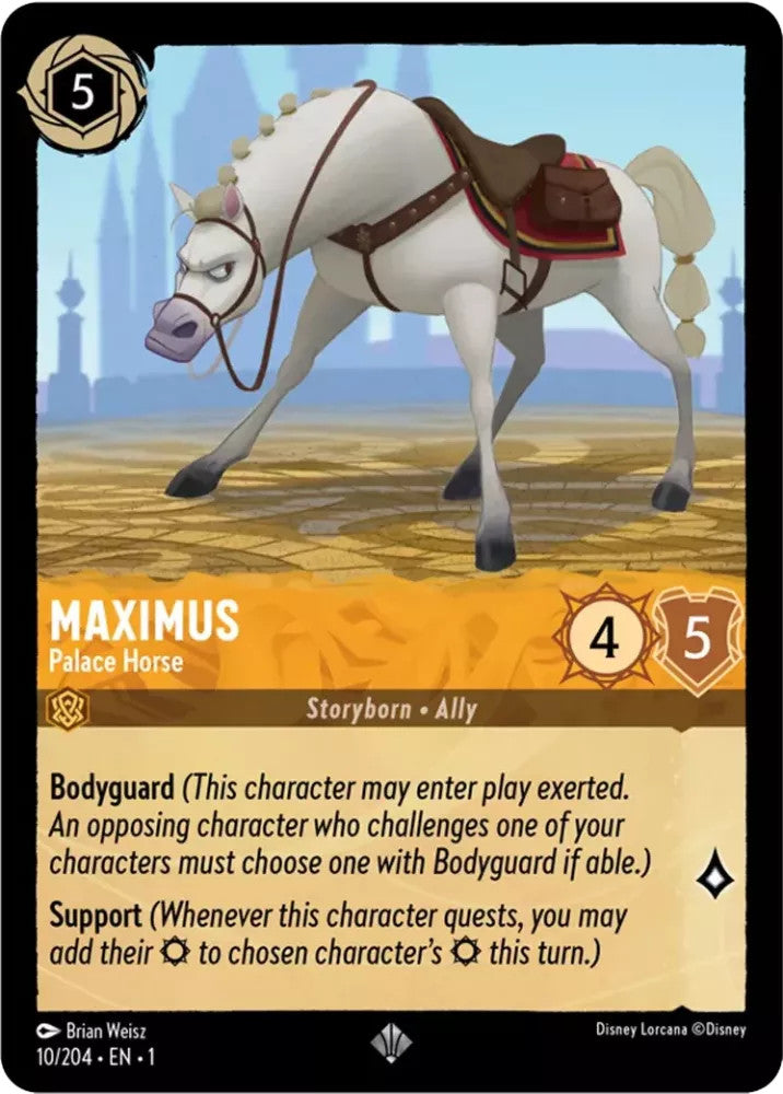 Maximus - Palace Horse (The First Chapter 10/204) Super Rare - Near Mint