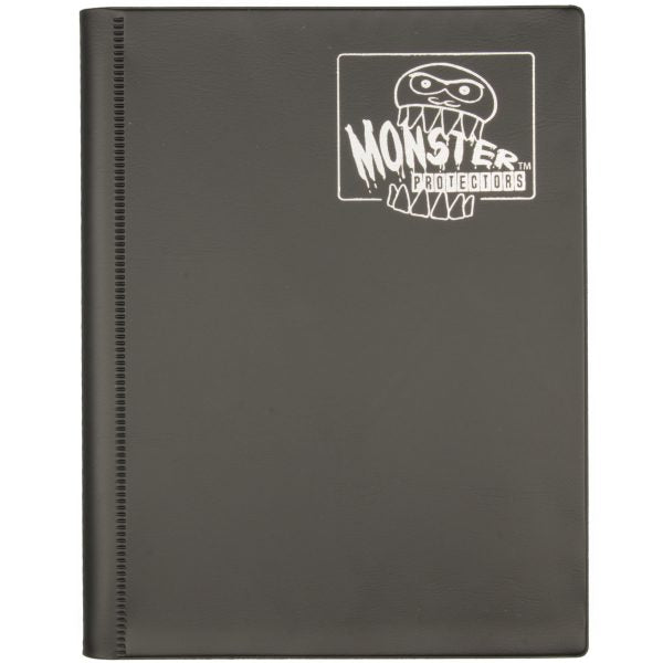 Monster Trading Card Album: 4 Pocket Matte Black