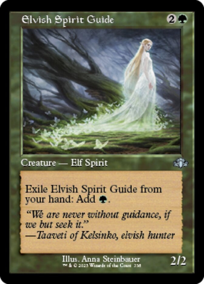 Elvish Spirit Guide [#338 Old Frame Bonus Sheet] (DMR-U)