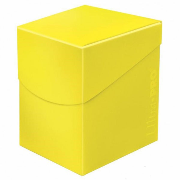 Ultra-PRO: PRO-100+ Deck Box Eclipse - Lemon Yellow