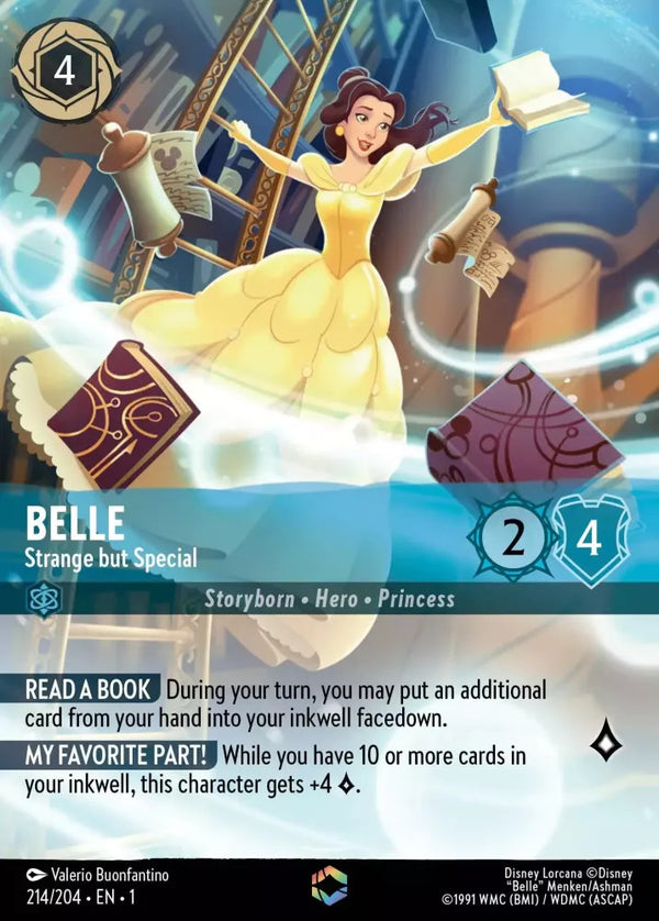 Belle - Strange but Special (Alternate Art) (The First Chapter 214/204) Enchanted - Near Mint Holofoil