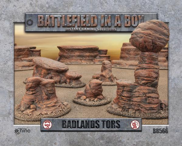 Battlefield in a Box (BB566) - Badlands Tors