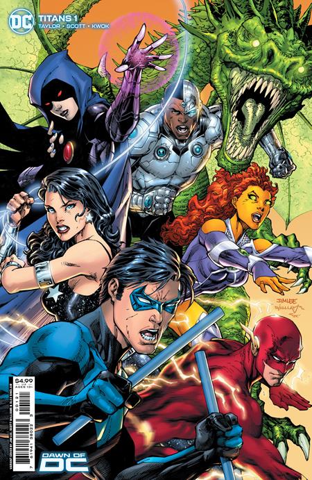 TITANS #1 CVR B JIM LEE CARD STOCK VAR