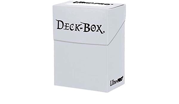 Ultra-PRO: Solid Deck Box -  White