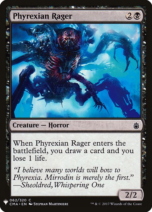 Phyrexian Rager [Mystery Booster #0732] (CMA-C)