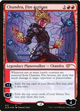 Chandra, Fire Artisan [#512] (SLD-R) Stained Glass