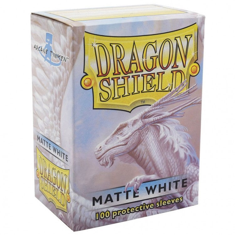 Dragon Shield: Standard - Matte: White 100 Count