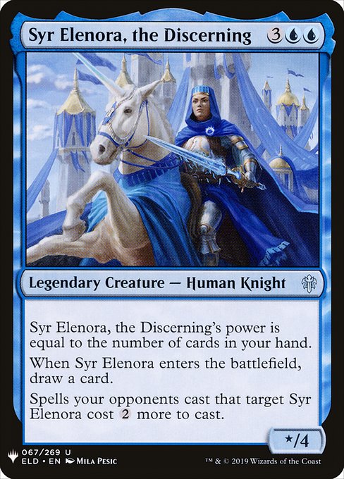 Syr Elenora, the Discerning [Mystery Booster #0512] (ELD-U)