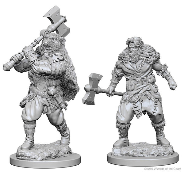 D&D: Nolzur's Marvelous Miniatures - Human Male Barbarian W01