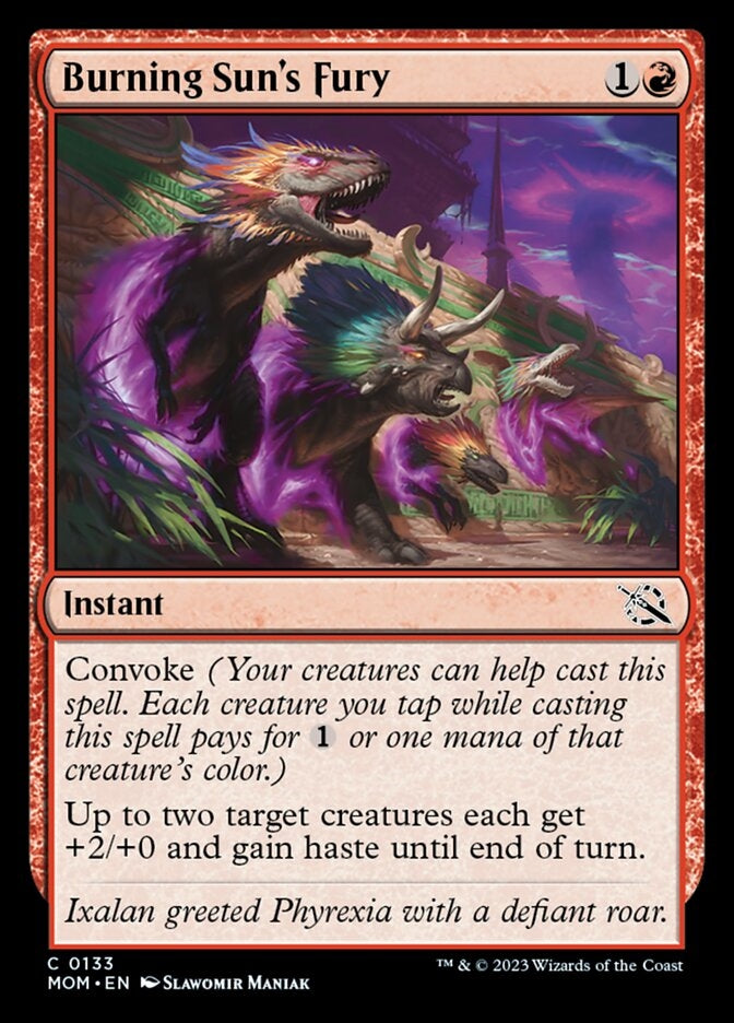 Burning Sun's Fury [#0133] (MOM-C)