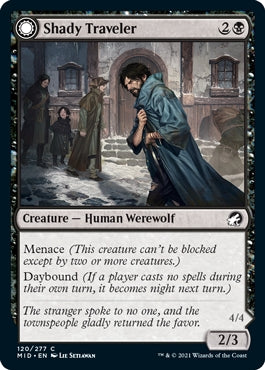 Shady Traveler//Stalking Predator (MID-C)