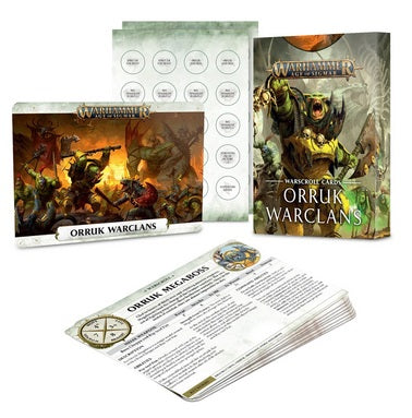 Age of Sigmar: Warscroll Cards - Orruk Warclans (OOP)