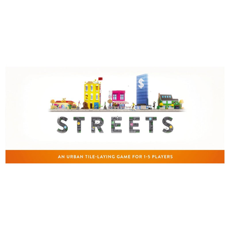 Streets - An Urban Tile-Laying Game for 1-5 Players