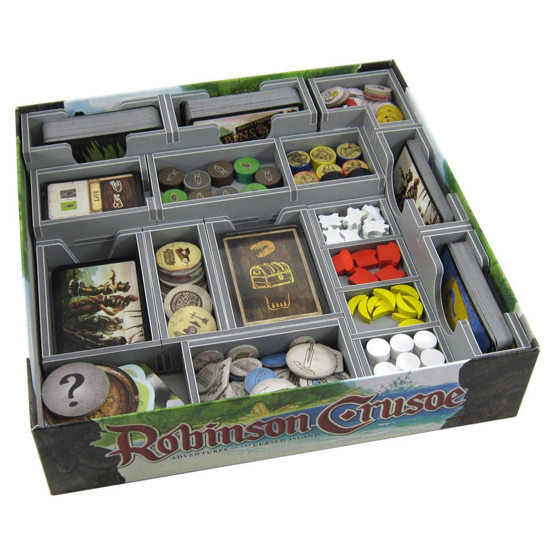 Folded Space: Box Insert - Robinson Crusoe 2E and Expansion