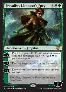 Freyalise, Llanowar's Fury (C14-M-FOIL)