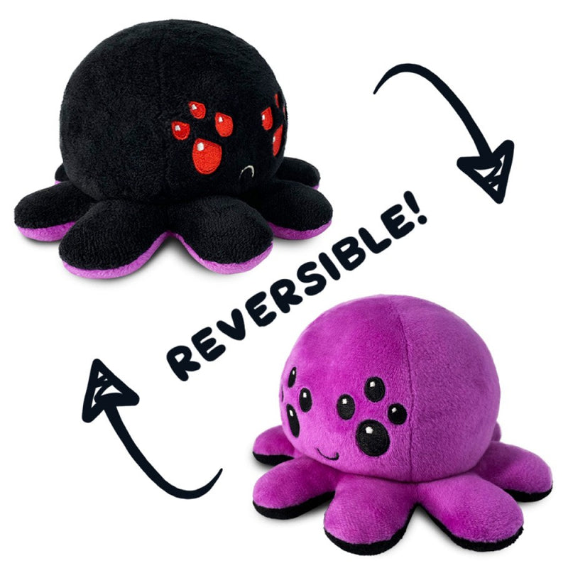 Reversible Mini Plush: Spider - Purple & Black